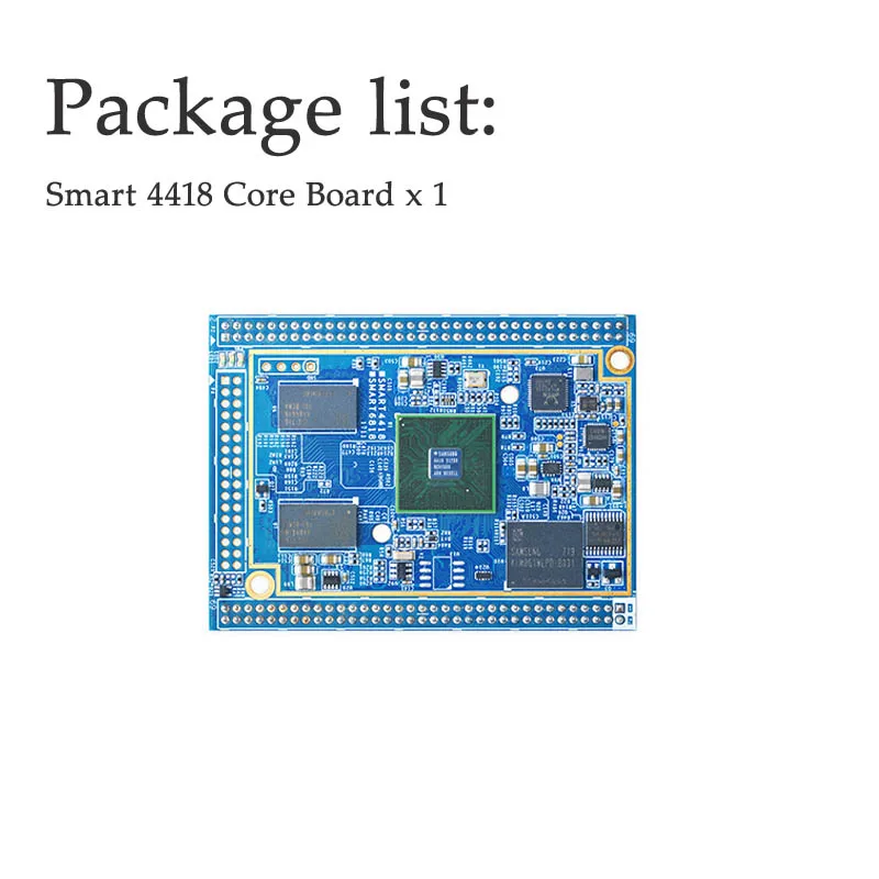 Smart4418 cpu плата S5P4418 Cortex-A9 1 ГБ ОЗУ + 8 Гб eMMC интегрированный Гбит/с Ethernet аудио разъем