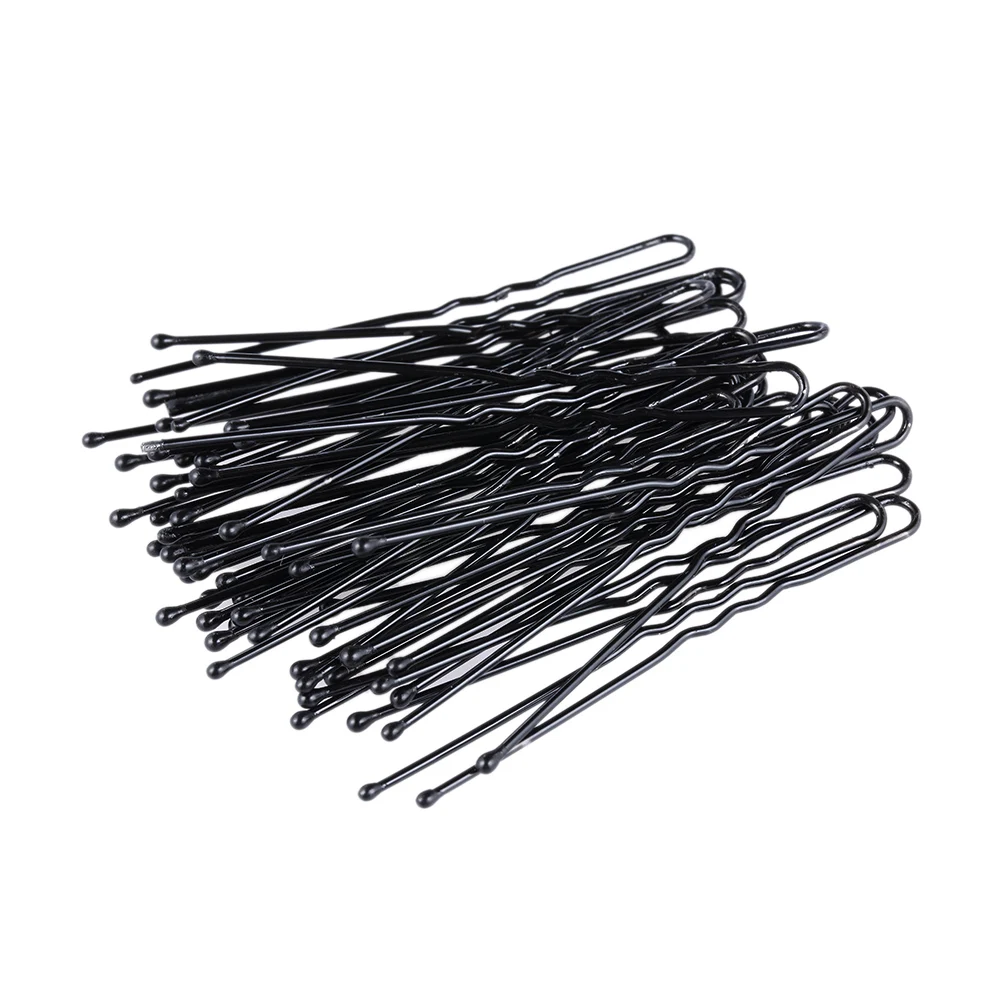

300Pcs/set U Shape Bobby Pins Black Hair Clips Women Hairpins No Slip Grip Thin Bobby Pins Hold Back Bangs Reusable Hair Pins