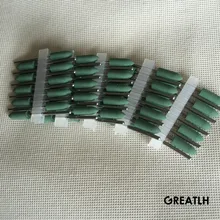 50 шт Стоматологические Алмазные полировальные боры силиконовые резиновые полировальные 2,35 мм-зеленый