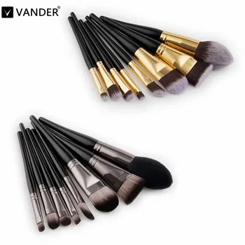 

Vanderlife Pro 8Pcs Makeup Cosmetic Brushes Set Powder Foundation Eyeshadow Eyeliner Lip Brush Beauty Blender Tool Kit