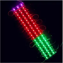 100 шт супер яркий DC12V WS2811 3 светодиодный s 5050 светодиодный пиксельный RGB индивидуально адресный модуль свет 75*15 Водонепроницаемый IP68