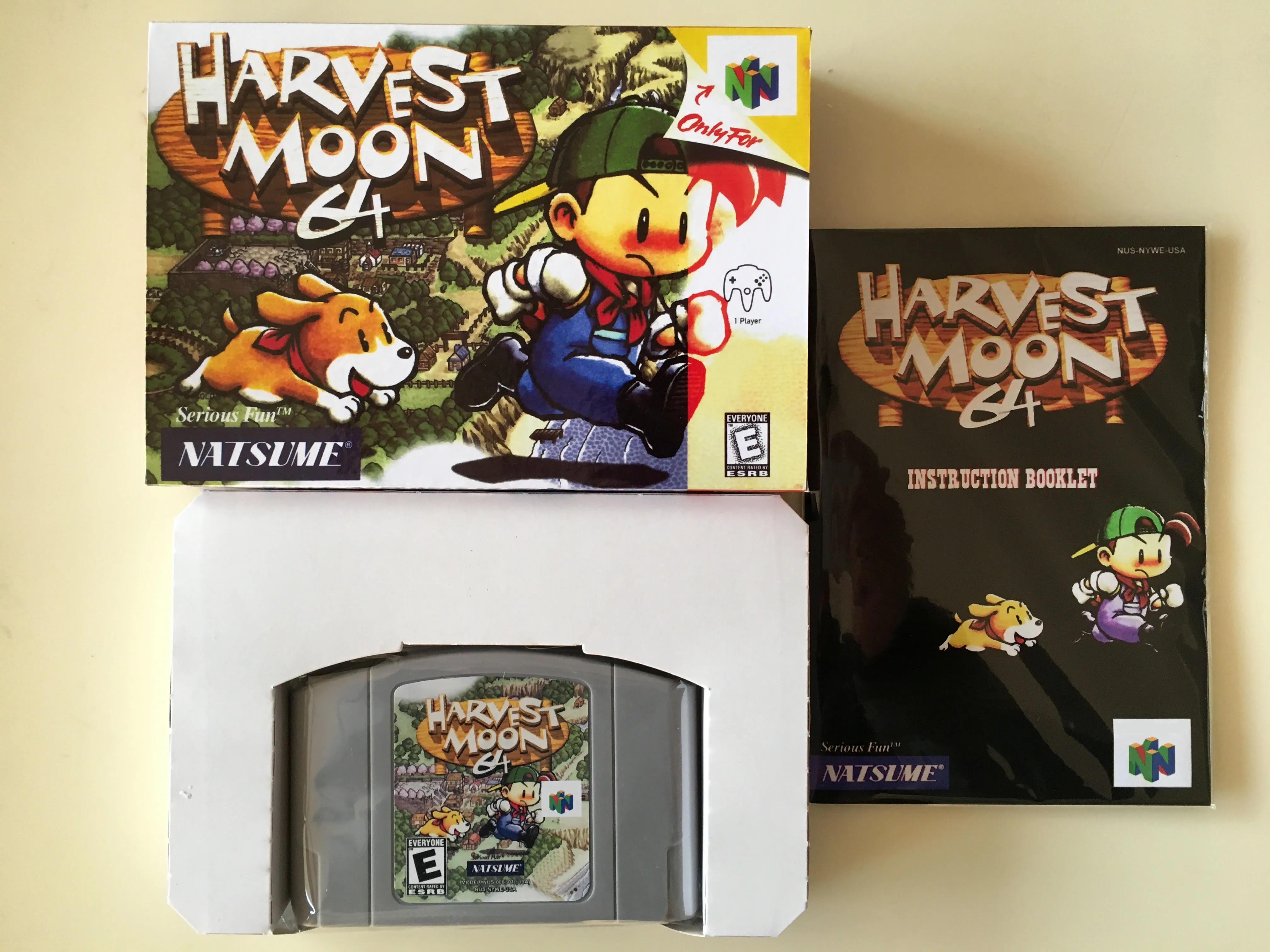 Harvest Moon (Nintendo 64, 1999) N64 Official OEM Authentic Game