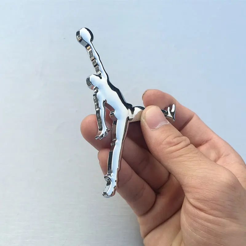 SUKO автомобиль-Стайлинг 3D Металл Джордан Jumpman эмблема наклейка на автомобиль