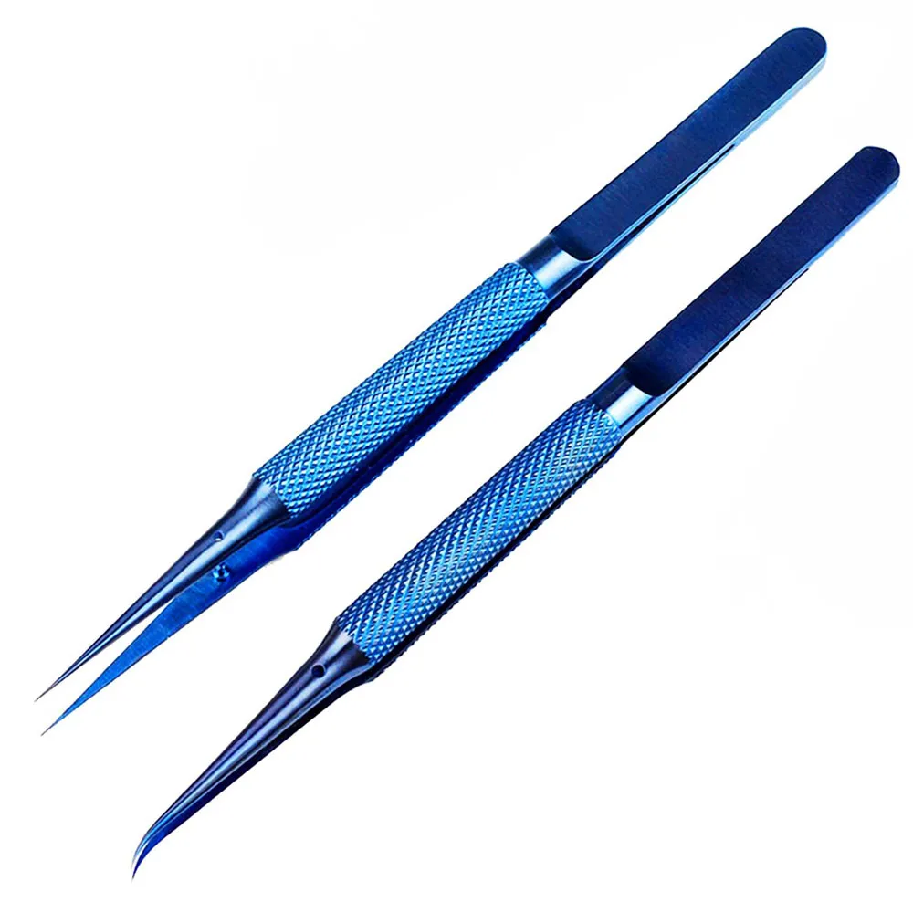  Titanium alloy tweezers professional maintenance tool 0.15mm edge precision fingerprint tweezers Ap