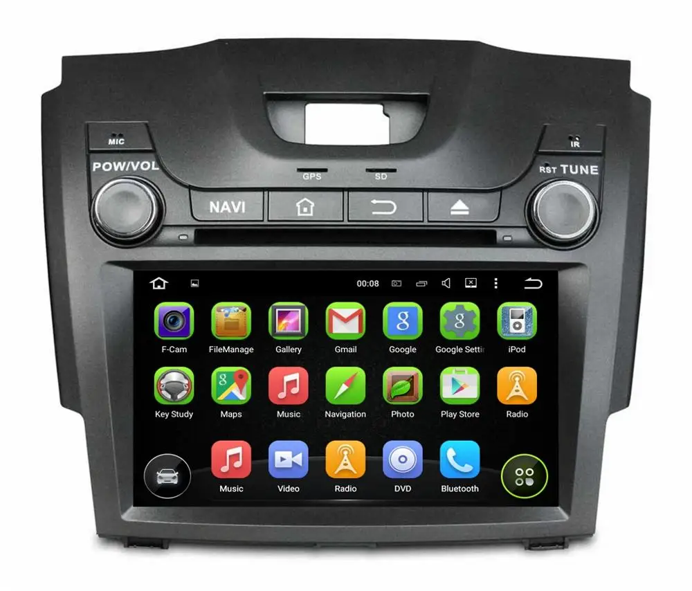 " Автомобильный dvd-плеер на основе Android с ТВ/BT gps 3g wifi, автомобильный ПК/мультимедиа головное устройство аудио/радио/стерео для chevrolet Hcolorado S10 2013