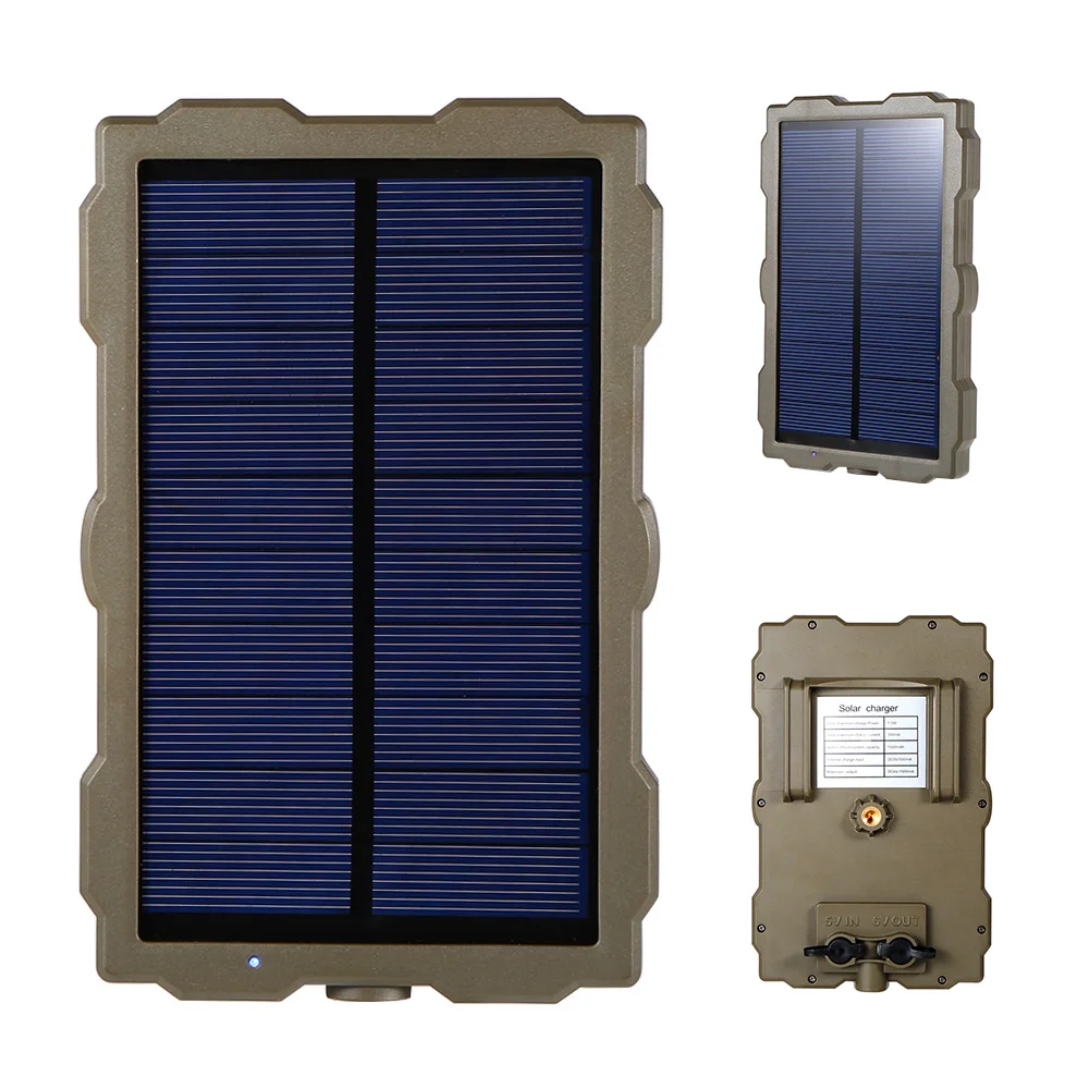 Outdoor Solar Panel Hunting Camera External Solar Charger for Trail Camera H881 H885 H9 H3 H501 5