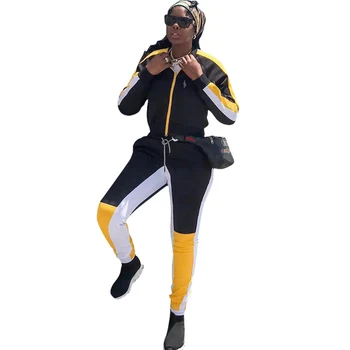 

Women Two Piece Set Female Tracksuit Long Sleeve Jaket Top Tee +Long Pants Ladies Autumn Outfit Femme Sporting Suits Sweatsuit