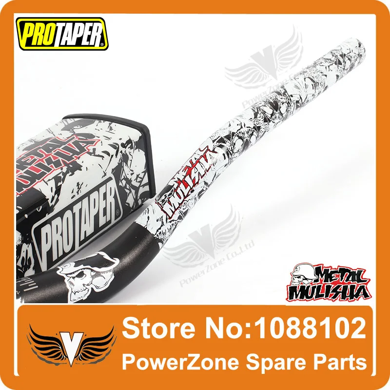 Pro Taper Fat Bar 1-1/" металлический Mulisha пакет Dirt Bike MotorCross Fat Bar MX алюминиевый гоночный руль 810 мм