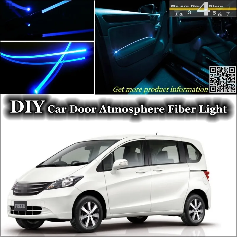 Us 21 85 13 Off Fur Honda Freed Innen Umgebungslicht Tuning Atmosphare Fiber Optic Band Lichter Innen Turverkleidung Beleuchtung Nicht El Licht In