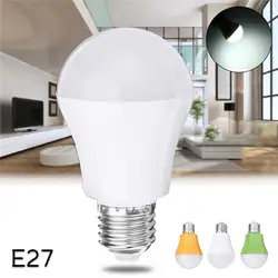 E27 4 Вт 2835 SMD белый Интеллектуальный голосовой свет Управление светодиодный лампы для дома прихожей AC220V