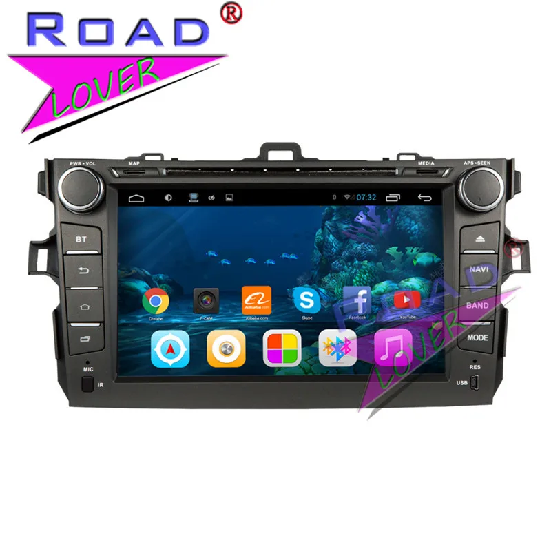 Автомобильный мультимедийный центр TOPNAVI 2 ГБ + 32 четыре ядра Android 6 0 DVD-плеер для Toyota
