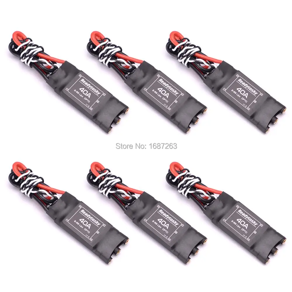 

High Performance 40A OPTO Brushless ESC 2-6s BLHeli for F550 S550 RC Quad