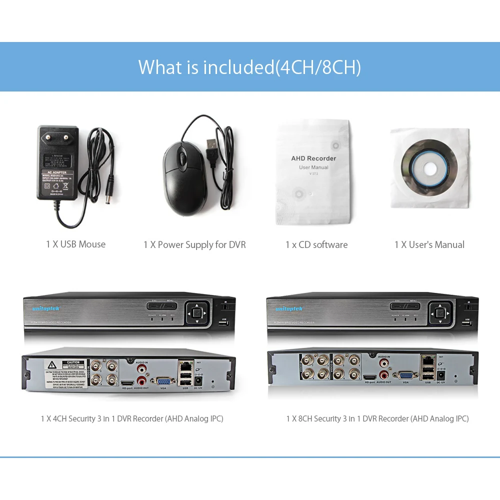 Безопасность 3 в 1 аналоговая AHD IPC DVR NVR XVR 4Ch 8Ch 1080P видеорегистратор CCTV RS485 P2P Onvif xmeye