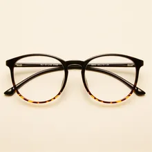 Прозрачные очки, круглые очки для женщин TR90, оптическая оправа для глаз для мужчин, Ультралегкая оправа по рецепту, 643