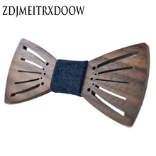 Новинка года прибытия резьба Крылья Ангела деревянный галстук-бабочка аксессуары Творческий Дерево бабочка мужской галстук 3 стиля
