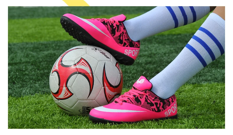 Обувь для футбола для мужчин; детские футбольные бутсы для помещений; кроссовки; Сверхтонкий футбол; футбол; Женская Удобная водонепроницаемая обувь