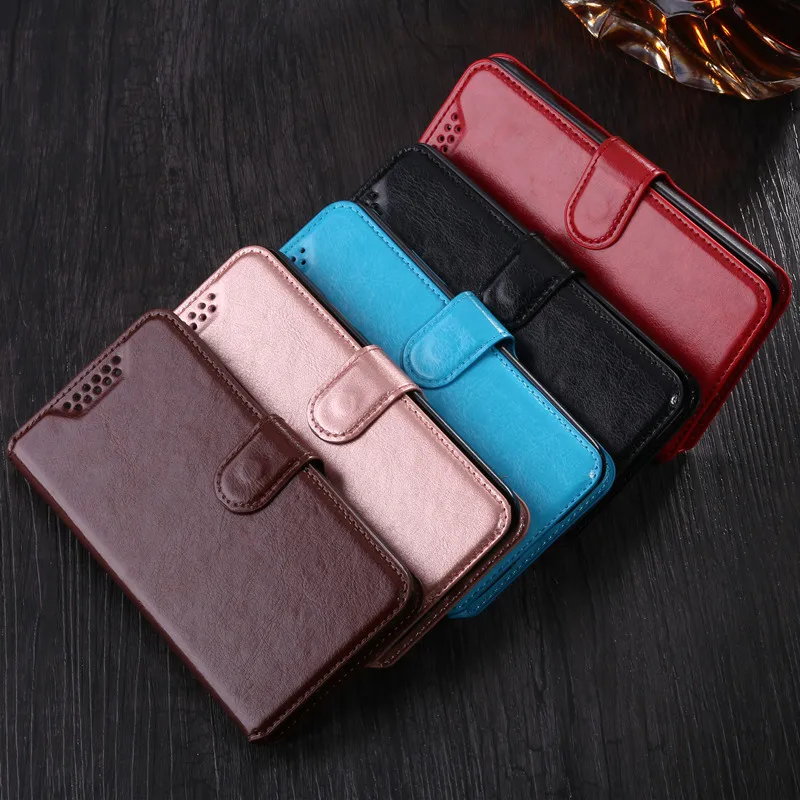 Luxury PU Litchi Leather Wallet Case Folio Cover With Stand Function For LG L Fino D295 Dual D290N Back | Мобильные телефоны и