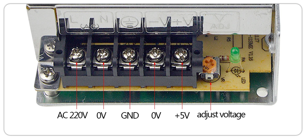 WaveTopSign HuFeng HF30W-SM-5 импульсный источник питания 5 В 6A 30 Вт для станок для лазерной гравировки контроллер