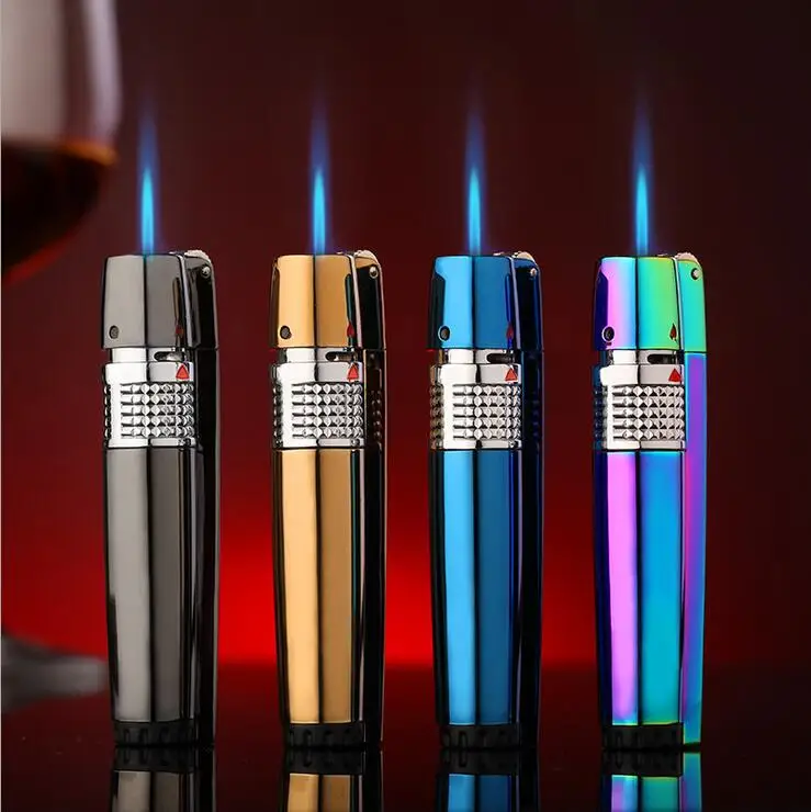 Hot Sales High Quality Windproof Gas Cigarette Lighter Trip Torch Jet