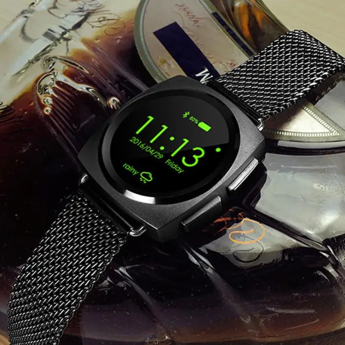 Новинка года; Роскошные Водонепроницаемый A11 Bluetooth Частота сердечных сокращений Смарт наручные часы для IOS и Android телефон Montres intelligents polsino
