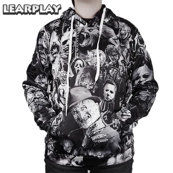 

Stephen King's It The Nun Shining Hellraiser Scream 3D Print Hoodies Horror Movie Fashion Hooded Sweatshirt Pullovers Streetwear