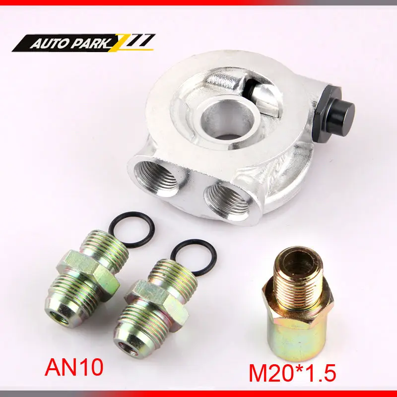 An10 Universal Oil Cooler Thermostat Plate Oil Sandwich