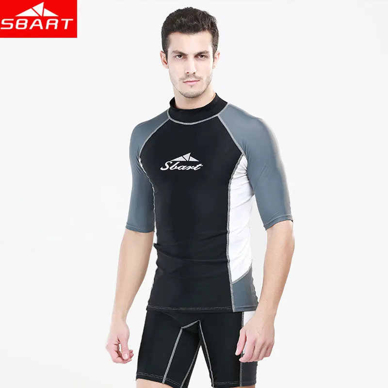 SBART Men Lycra Swimsuit Snorkeling Wet Suits Lycra Short/Long Sleeve