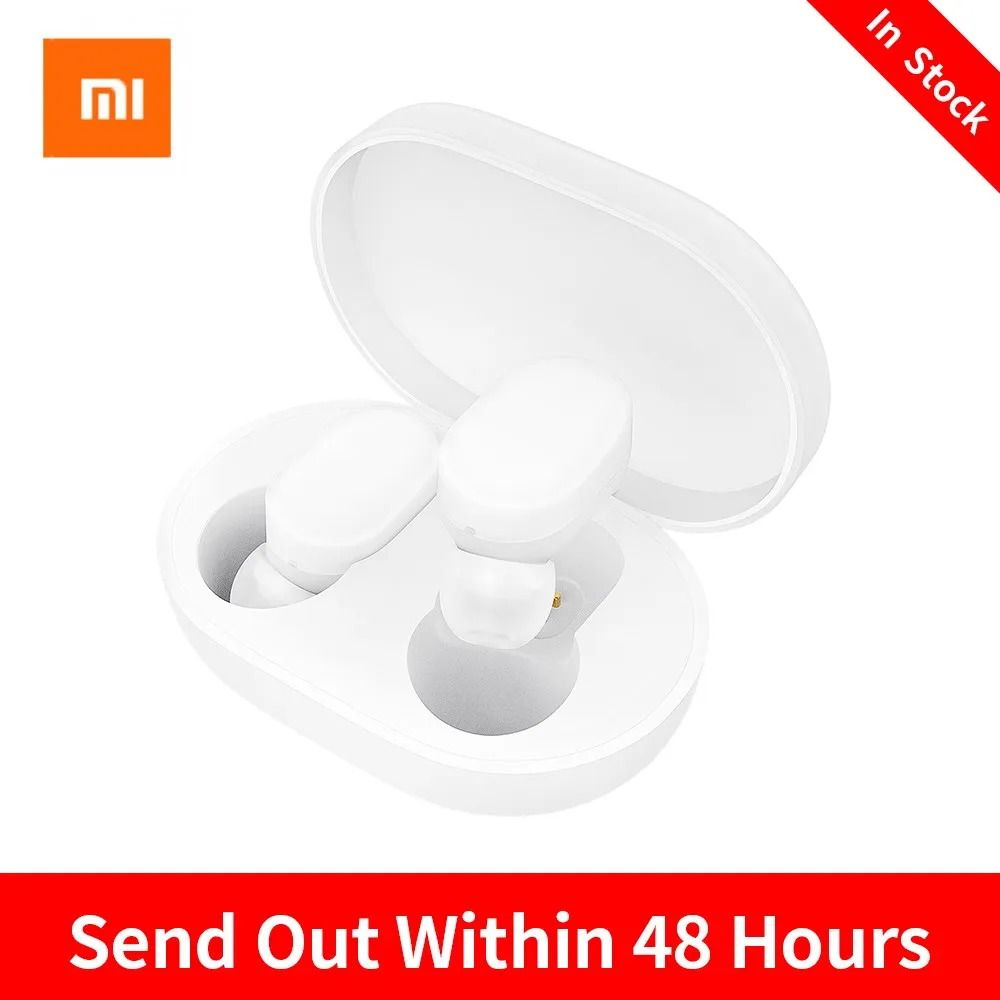 Xiaomi AirDots Молодежный выпуск TWS мини беспроводные Bluetooth наушники V5.0 бас стерео гарнитура Музыка спортивные наушники микрофон - Цвет: TWSEJ02LM