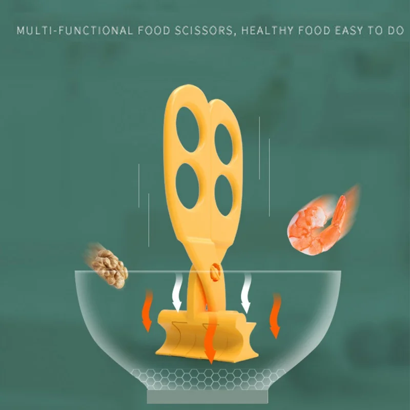 Для кормления новорожденных+ многофункциональная ложка Детские костюмы дополнение для безопасной резки ножницы для резки пищевых продуктов в коробке профессиональный уход