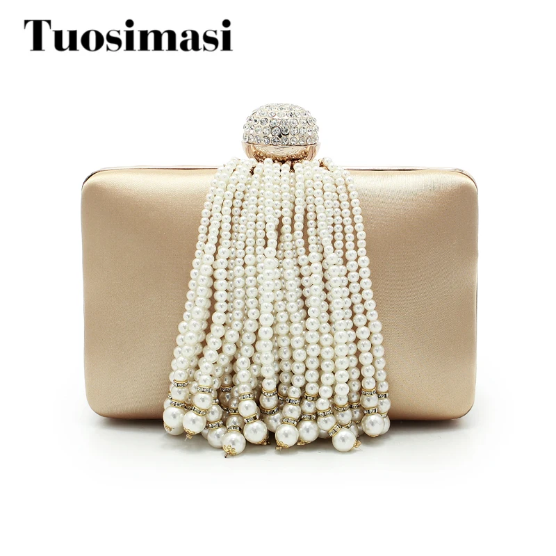 

Fashion Tessal Beaded Party Ladies Evening Clutch Bags Appliques Chain Women Shoulder Crossbody Bags(C1072)