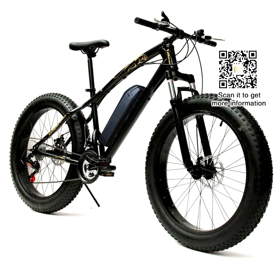 Медленная Горный EBike дорожный Электрический велосипед 36V 10.4AH 26*4,0 fat tire, снежный велосипед