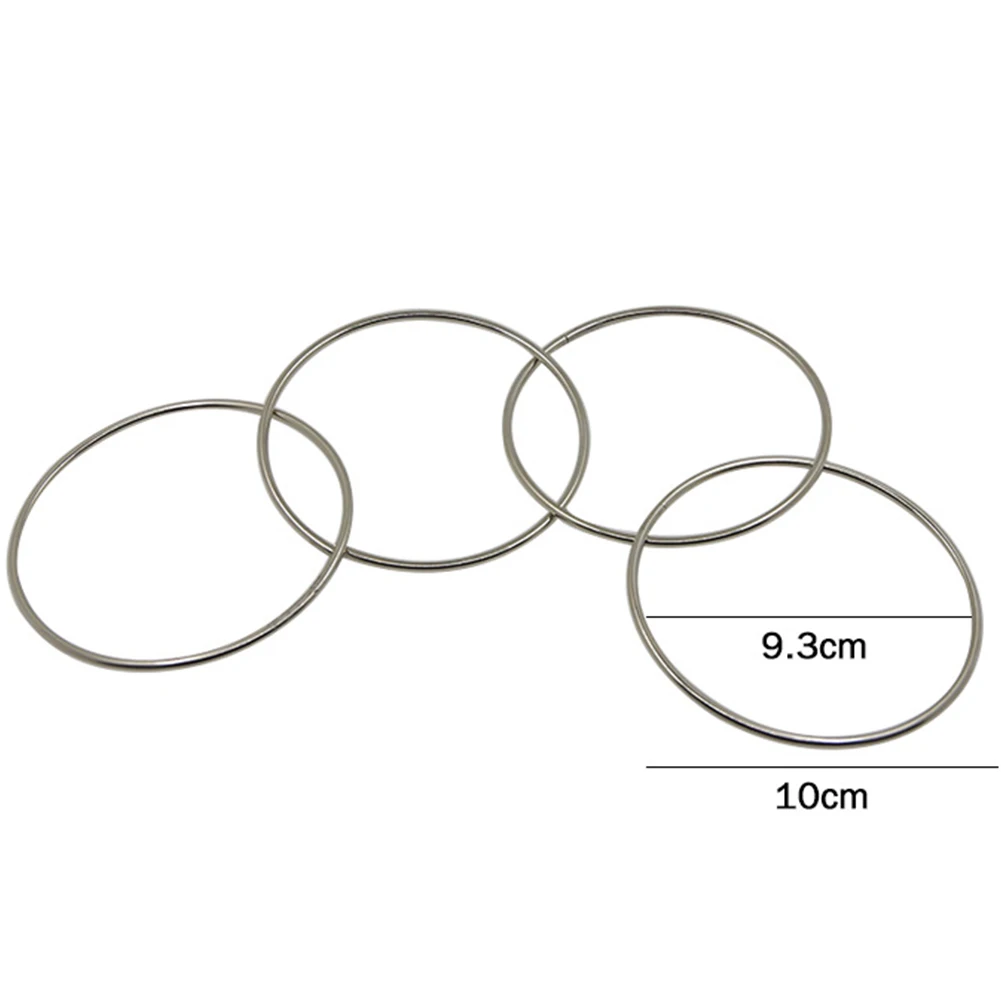4 шт./компл. Металл этап магии уличные подключен образцы кольца фокусы производительность Забавные игрушки трюк шоу маг