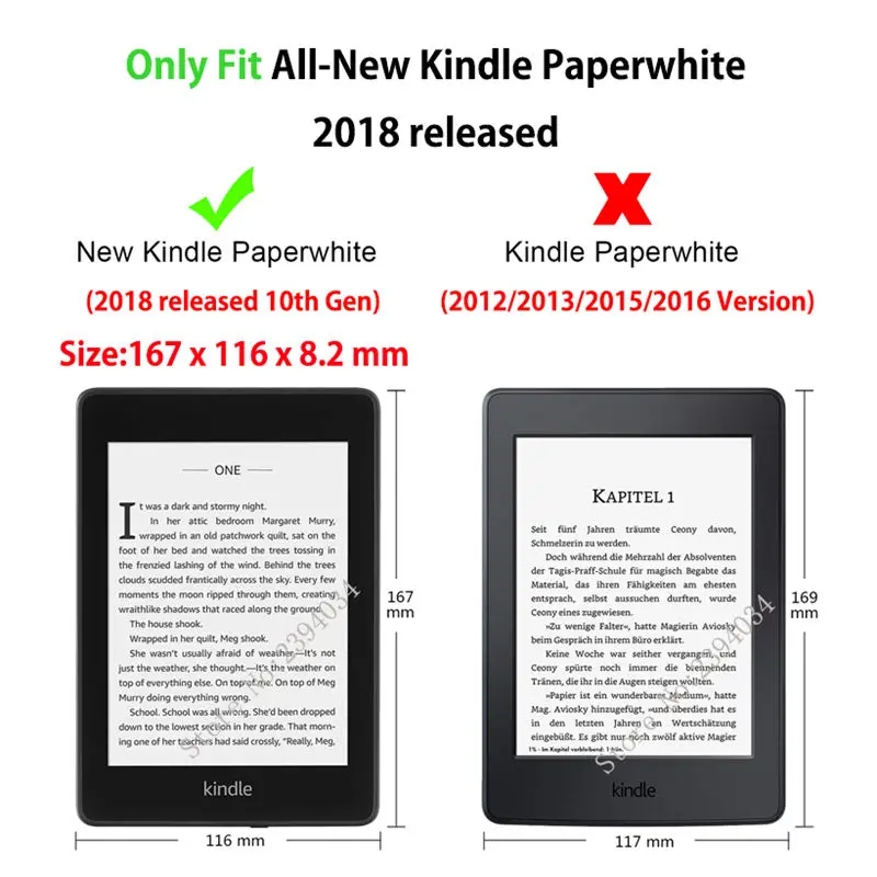 Kindle Paperwhite Dimensions