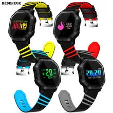Beseneur K5 смарт-браслет крови Давление IP68 Водонепроницаемый плавательный браслет Фитнес браслет Цвет Дисплей наручные спортивный ремешок
