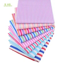 Chainho, цветные полосы серии, печатная твиловая, хлопковая ткань, Лоскутная Ткань для DIY шитья и квилтинга для малышей и детей материал CC334