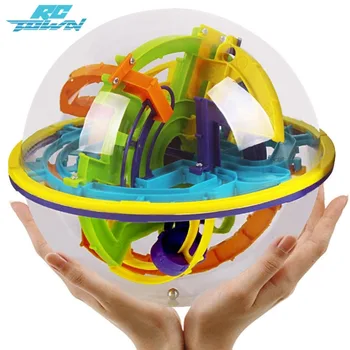 

RCtown 158 Challenging Levels Magic 3D Maze Ball Interesting Labyrinth Puzzle Game Globe Toys zk35