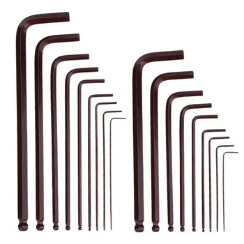 

9Pcs 1.5-10mm S2 Alloy Steel L Type Ball End Hexagonal Wrench Set Screwdriver Kit Hex Key Wrench Spanner hand tool set