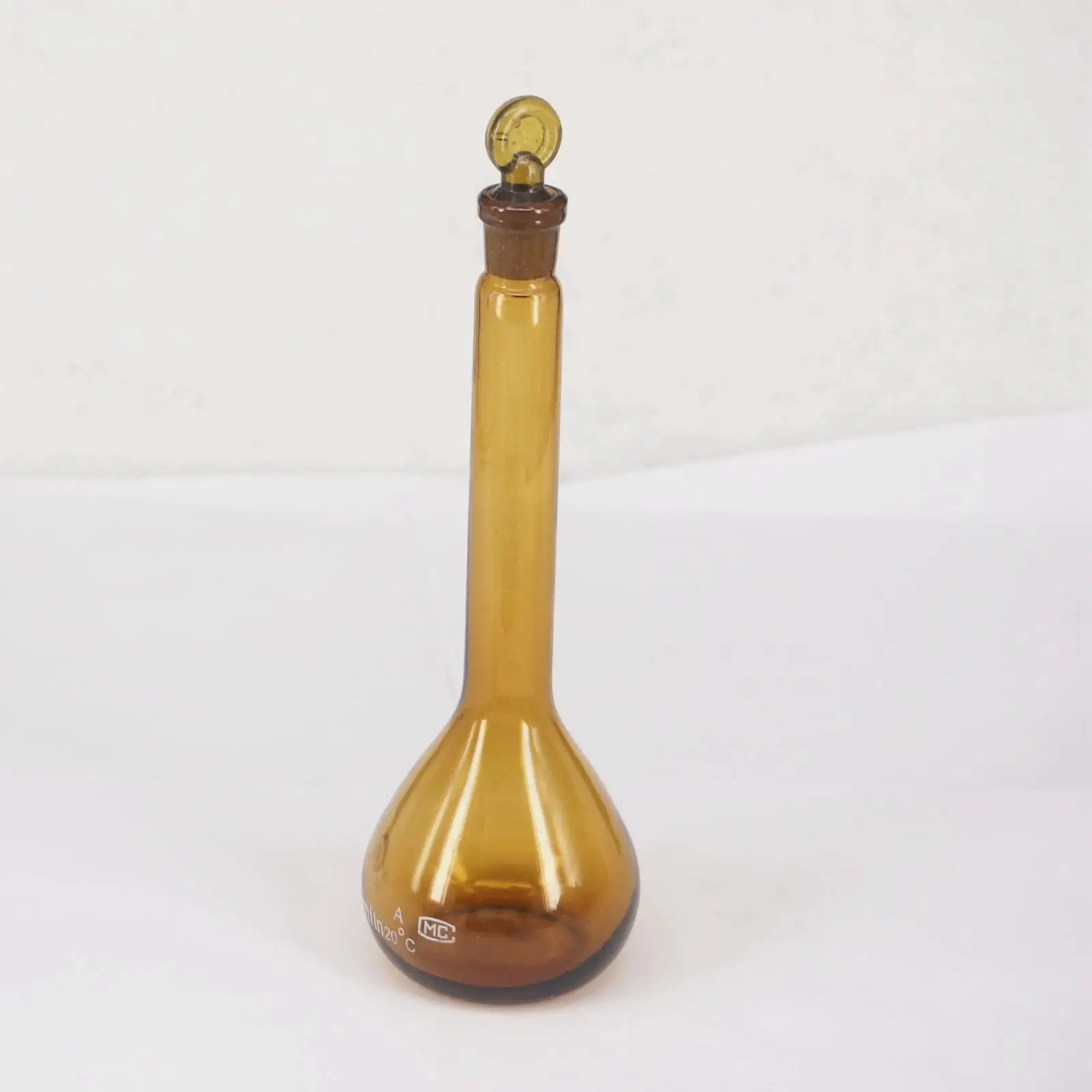 100ml Graduated Labrotary Brown Glass Liquid Volumetric Flask with