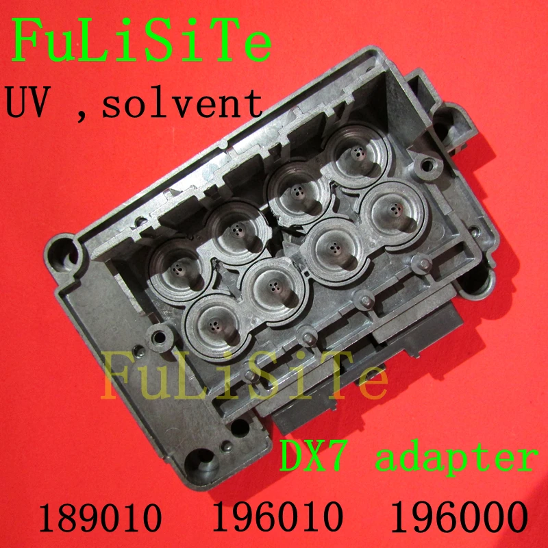 100% оригинальный полностью новый 196010 адаптер печатающей головки UV solvent inks DX7