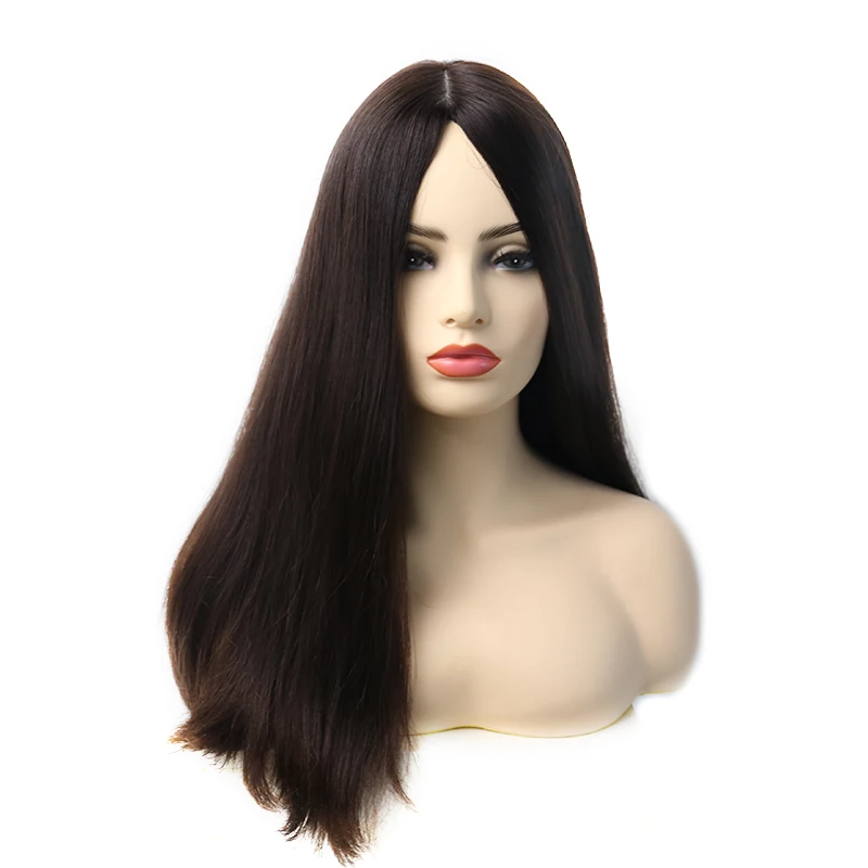 4 еврейский парик необработанные волосы Kosher Sheitel Wig100 % натуральные европейские волосы прямые волосы парик Prosa волосы