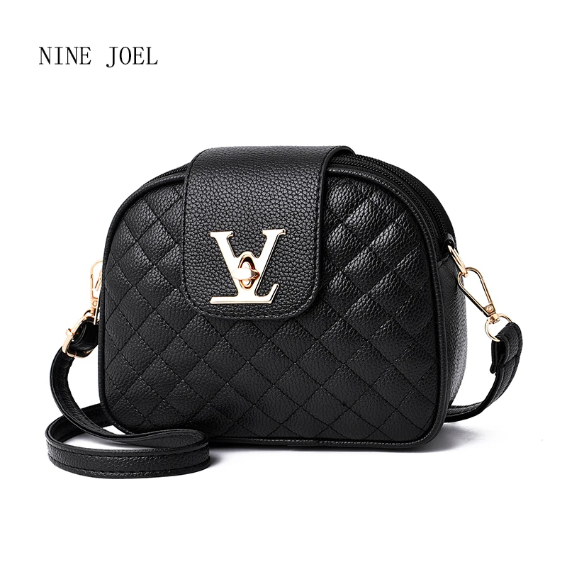 

2018 Fashion Women Bag PU Leather Messenger Shoulder Ling Plaid Crossbody Bags Female Women Messenger Bags Handbags Shoulder Bag