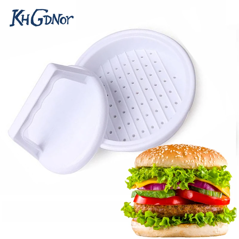 

Hot Sale Plastic Hamburger Meat Compactor Meat Beef Grill Burger Press Maker Hamburger Mold Kitchen Tool