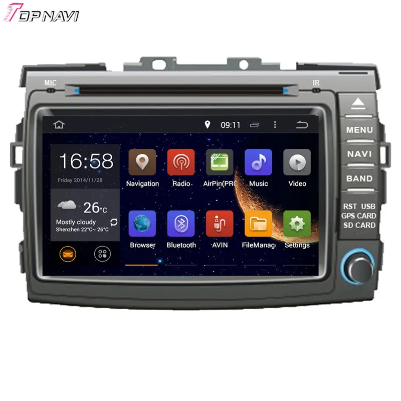 Topnavi 8 Octa Core 2GB RAM Android 6 0 Car font b Radio b font Stereo