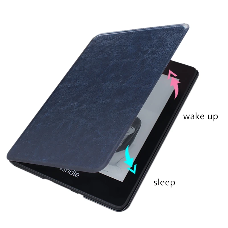Чехол из искусственной кожи для Kindle Paperwhite 4 Smart Shell Cover с держателем 10th PQ94WIF 2018