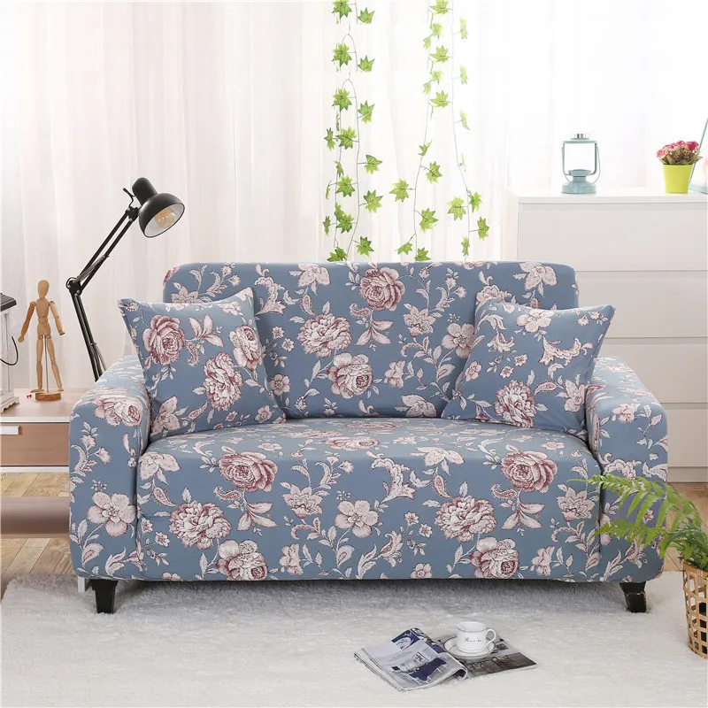 Pastoral Floral Sofa Slipcovers Tight Wrap All inclusive Slip resistant