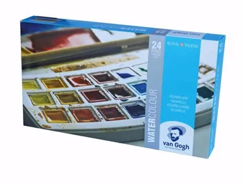 

12/18/24 Solid Watercolor Paint Set Bright Color Painting Pigment Set lapis de cor draw Art Supplies for Van Gogh pigment color