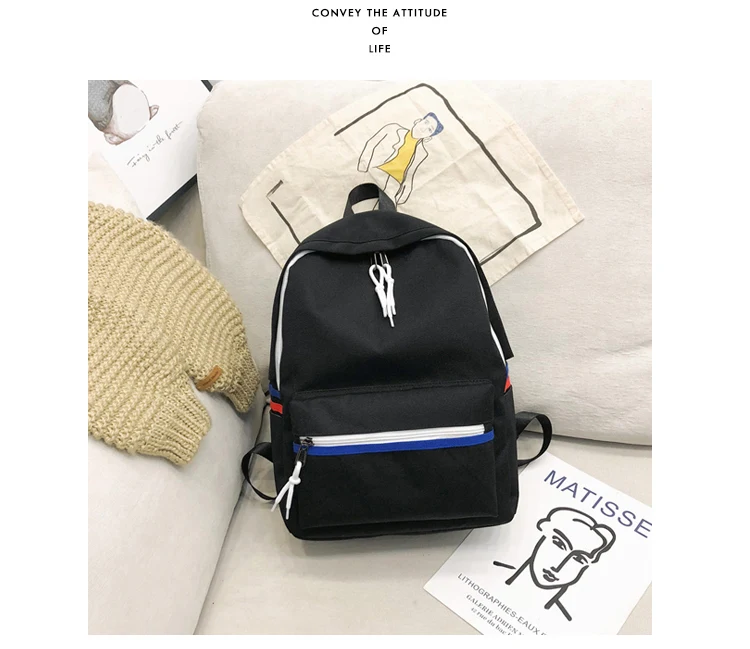Menghuo Women Backpack Waterproof Nylon School Bags for Teenager Girls Female Preppy Style Small Backpack Mochilas Women Bag New_33-1_19