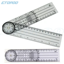 1PCS Userful Multi-Ruler 360 Degree Goniometer Angle Medical Spinal Ruler CM/INCH Spinals Goniometer Angle Spinal Ruler