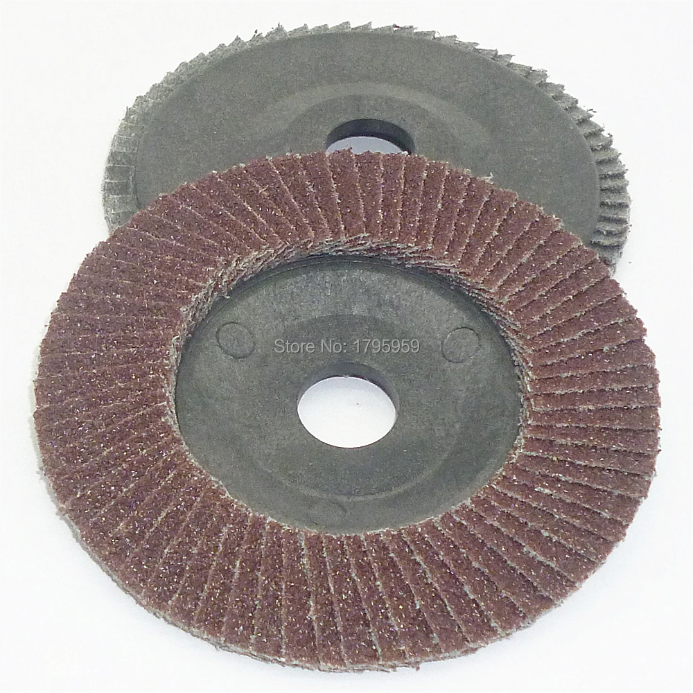 10pcs Angle Grinder Sanding Flap Disc Wheel Deburring 100mm x 3mm x