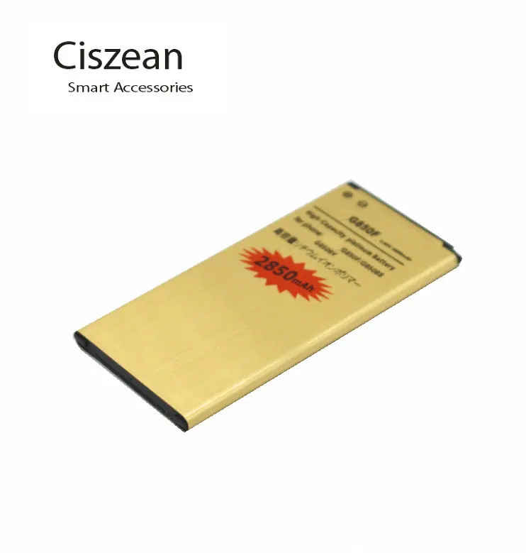 Ciszean 2x2850 мАч EB BG850BBC заменяемая Золотая батарея + универсальное зарядное